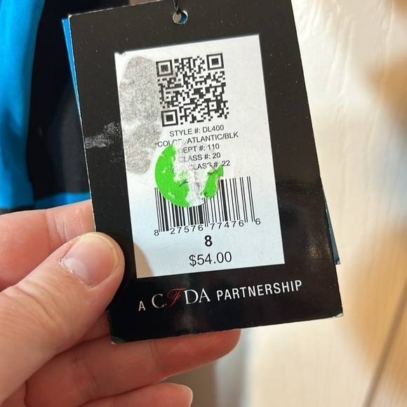 Derek Lam by design nation, Rio de Janeiro blue and black striped skirt Size 8 - Picture 4 of 5